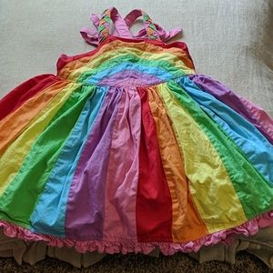 Cotton Kids Rainbow sun dress